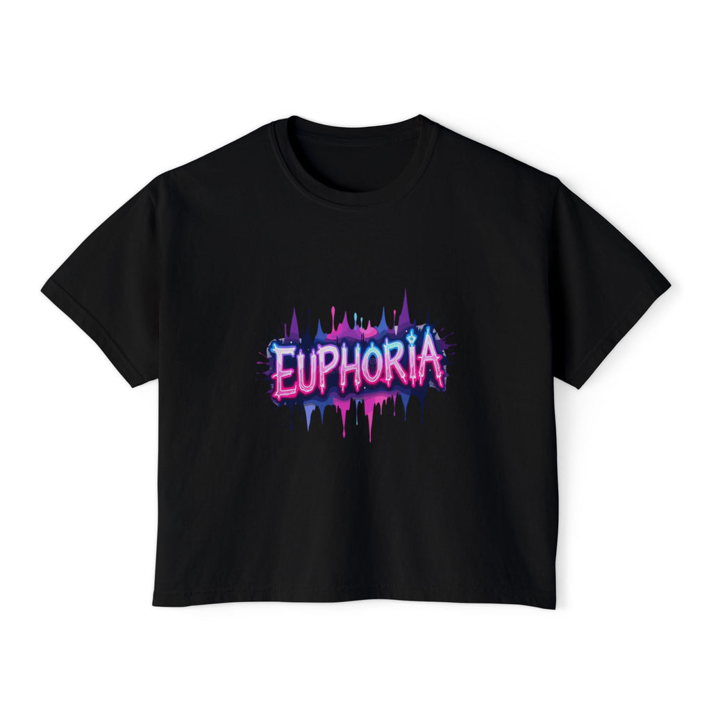 Euphoria Graphic Boxy Tee.