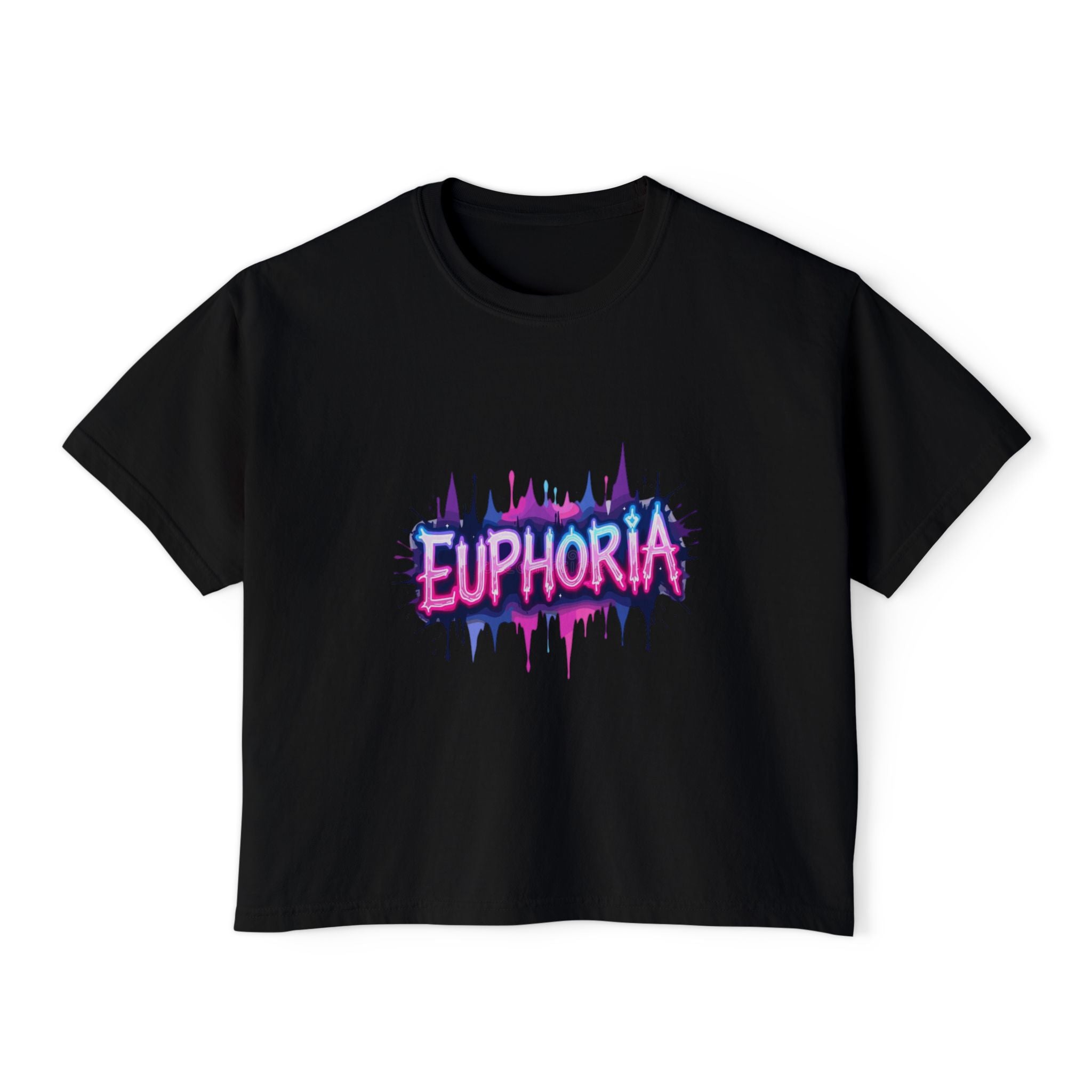 Euphoria Graphic Boxy Tee.