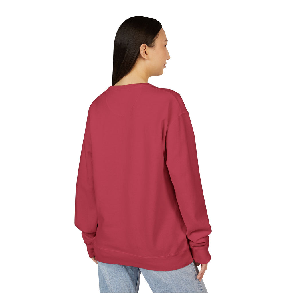 Hustle Less More Coffee Crewneck Sweatshirt — "take a sip" Graphic