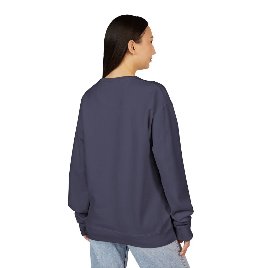 Hustle Less More Coffee Crewneck Sweatshirt — "take a sip" Graphic