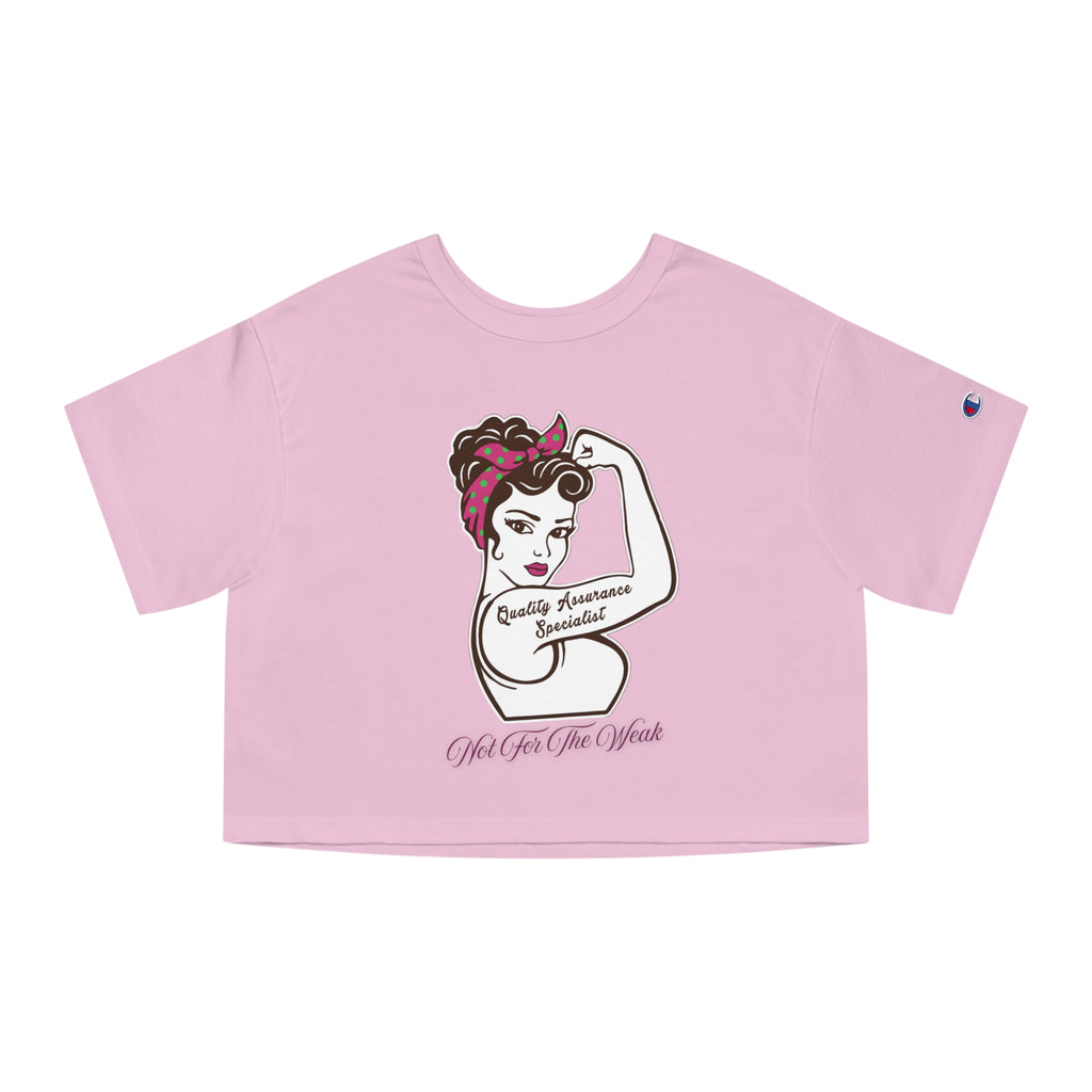 Empowerment Cropped T-Shirt for Strong Women, Feminist Style.