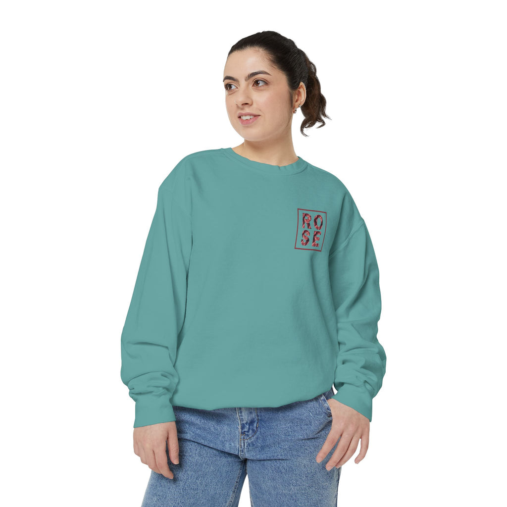 Rose Graphic Unisex Sweatshirt.