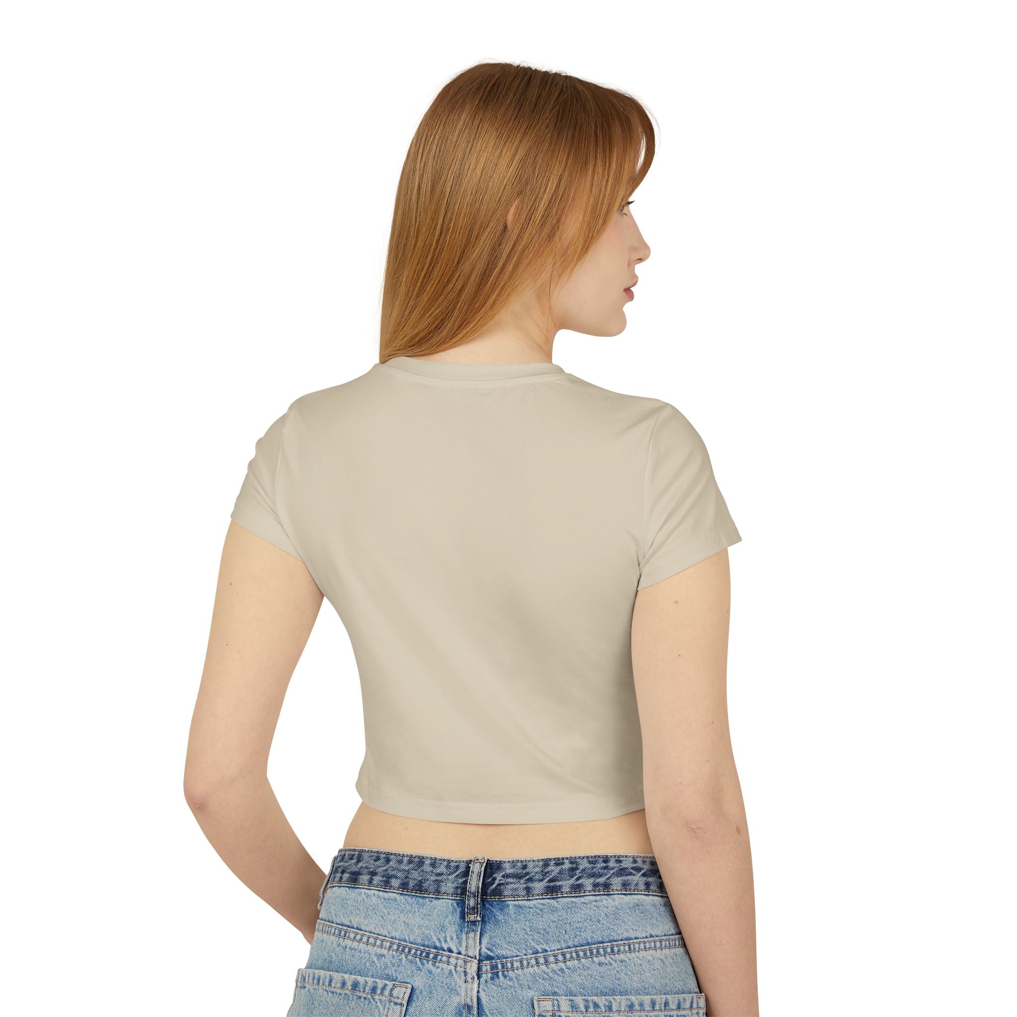 Chic Women's Baby Tee with 'Mom Life' Design,