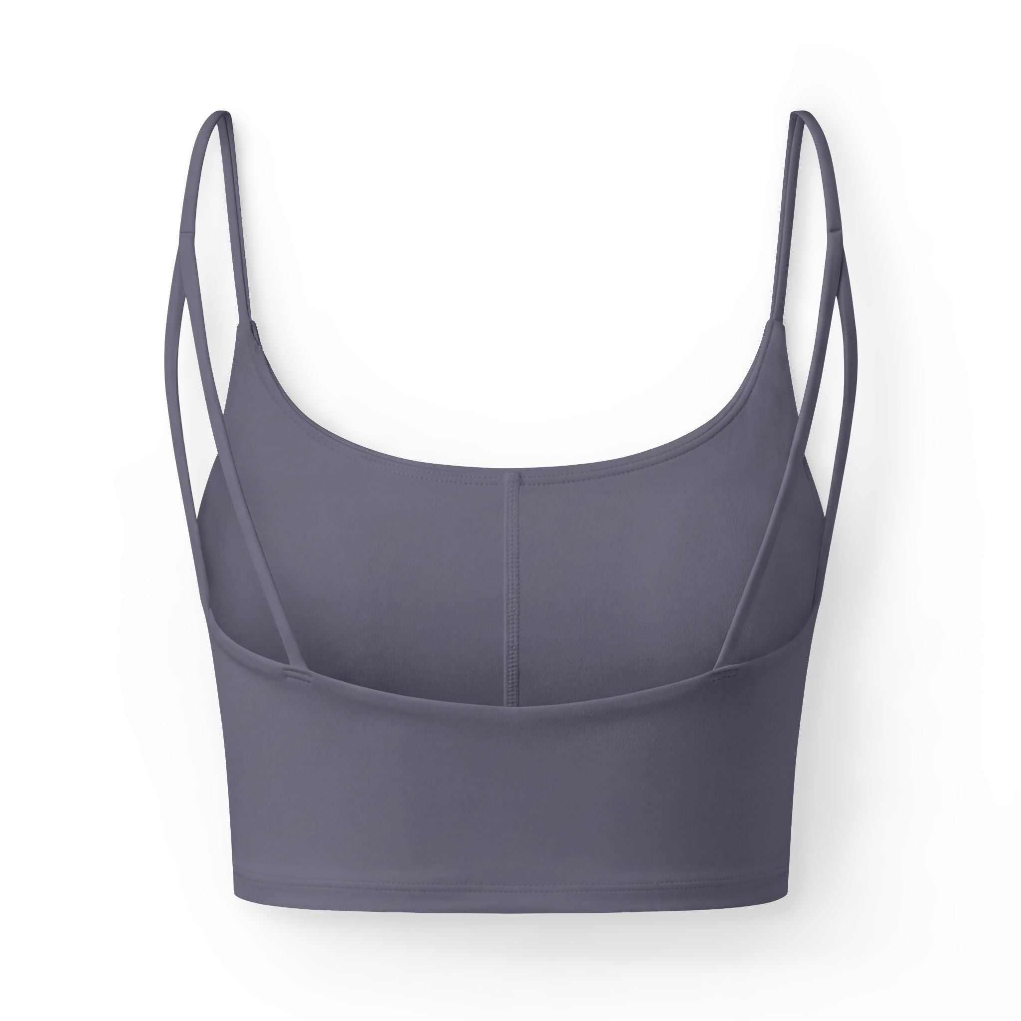 Luxe Kiss Crop Bra — Black Strappy Bralette with Designer Monogram Lip Accent