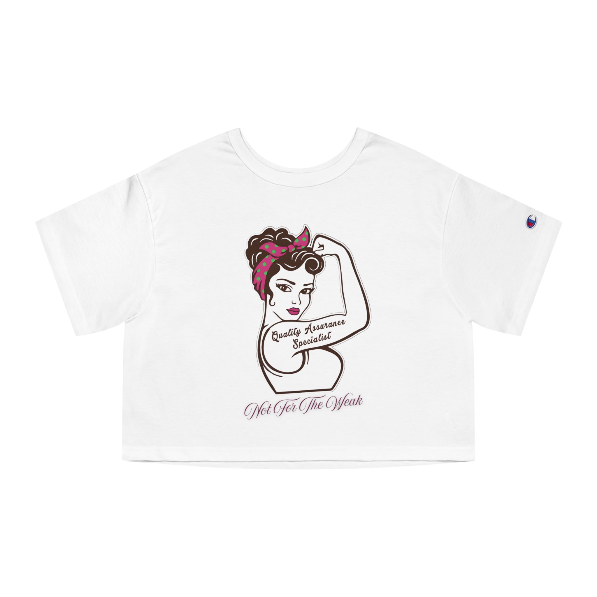 Empowerment Cropped T-Shirt for Strong Women, Feminist Style.