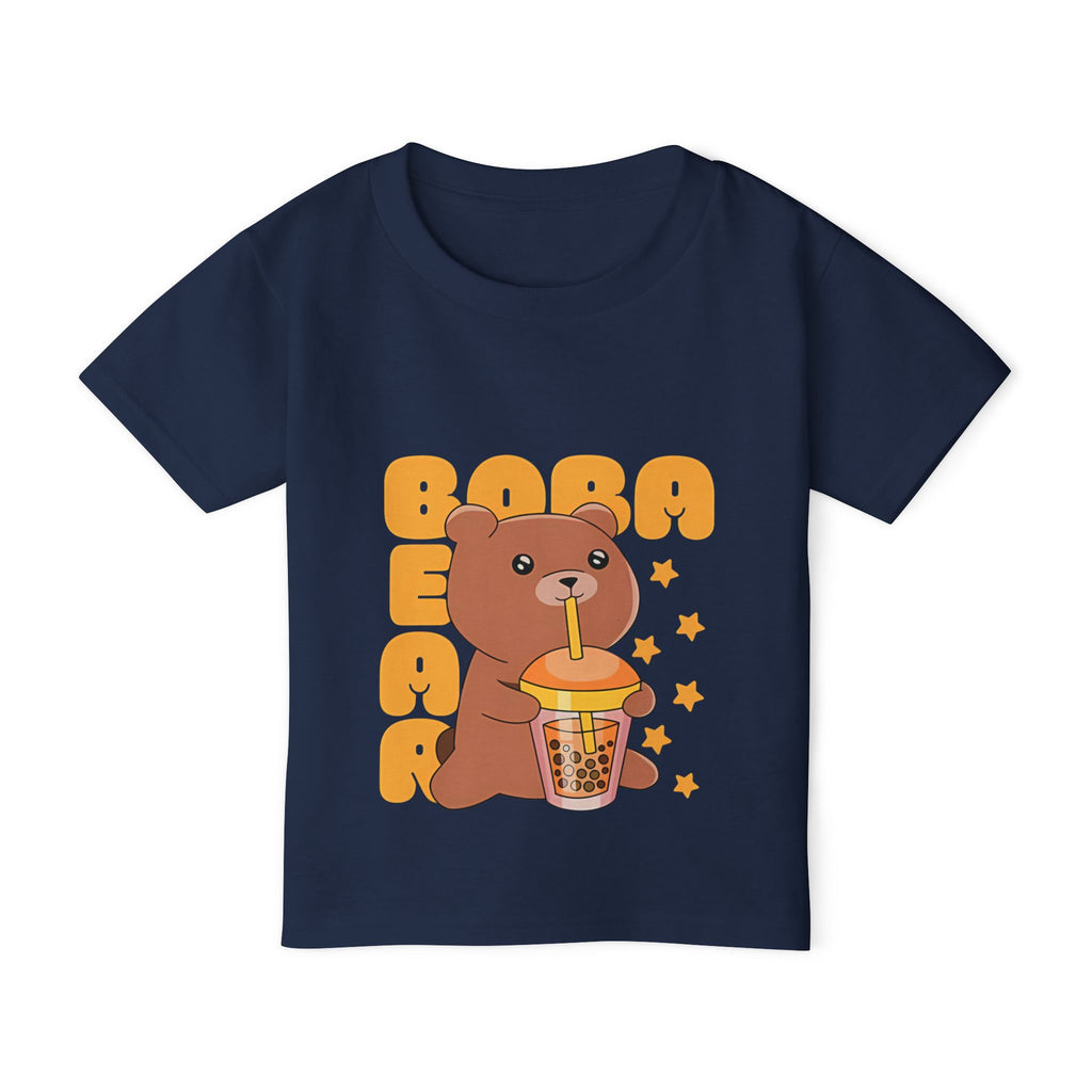 Cute Boba Bear Toddler T-Shirt, Fun Gift for Kids.