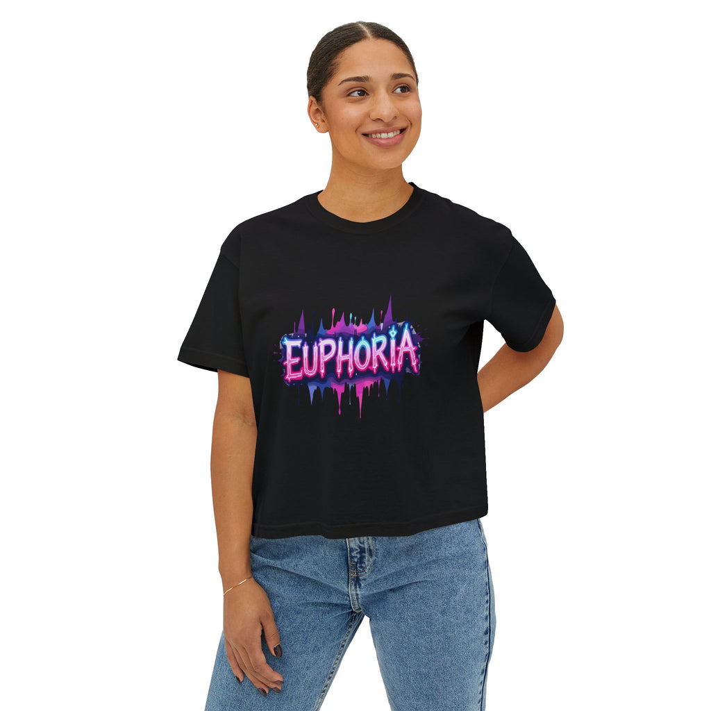 Euphoria Graphic Boxy Tee.