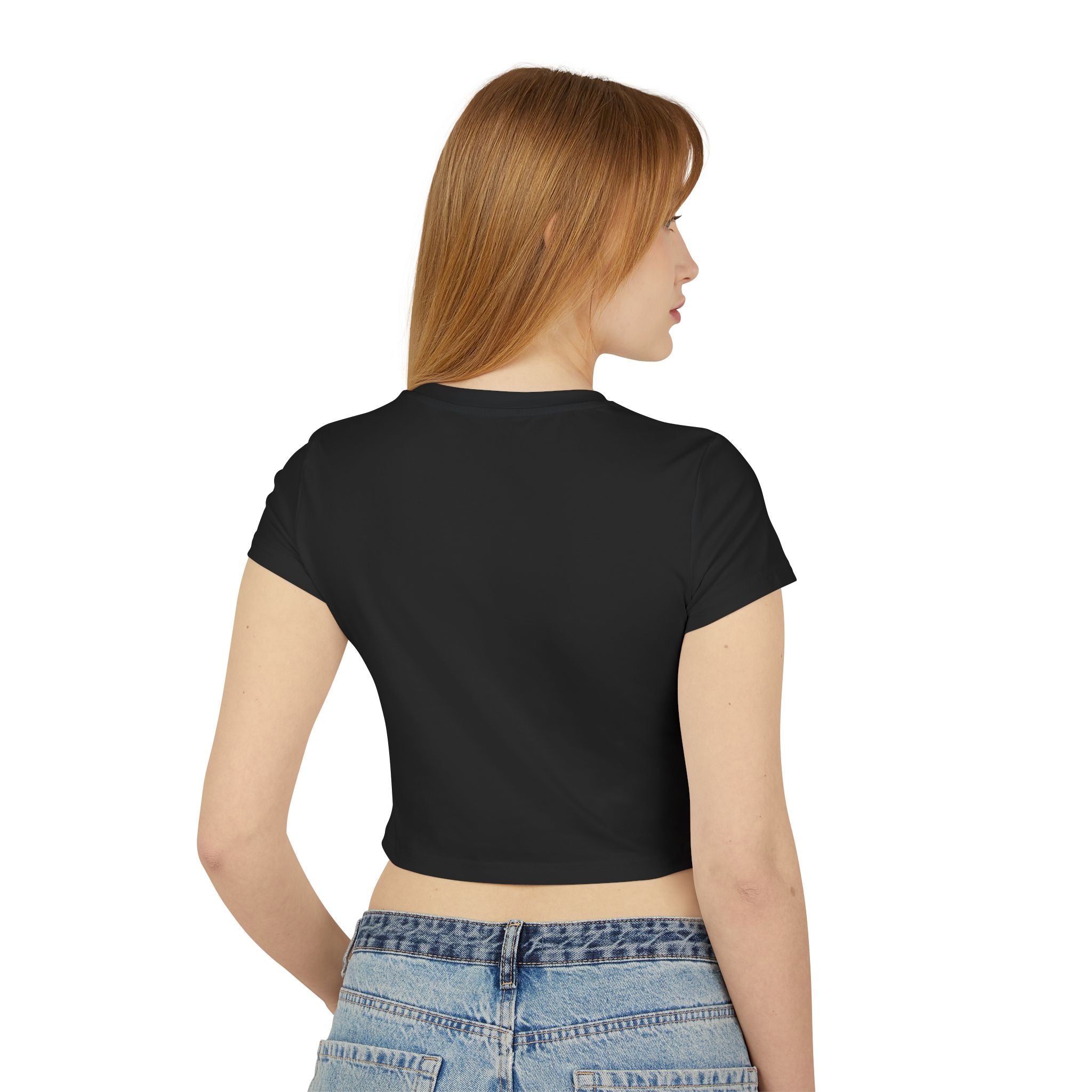 Chic Women's Baby Tee with 'Mom Life' Design,