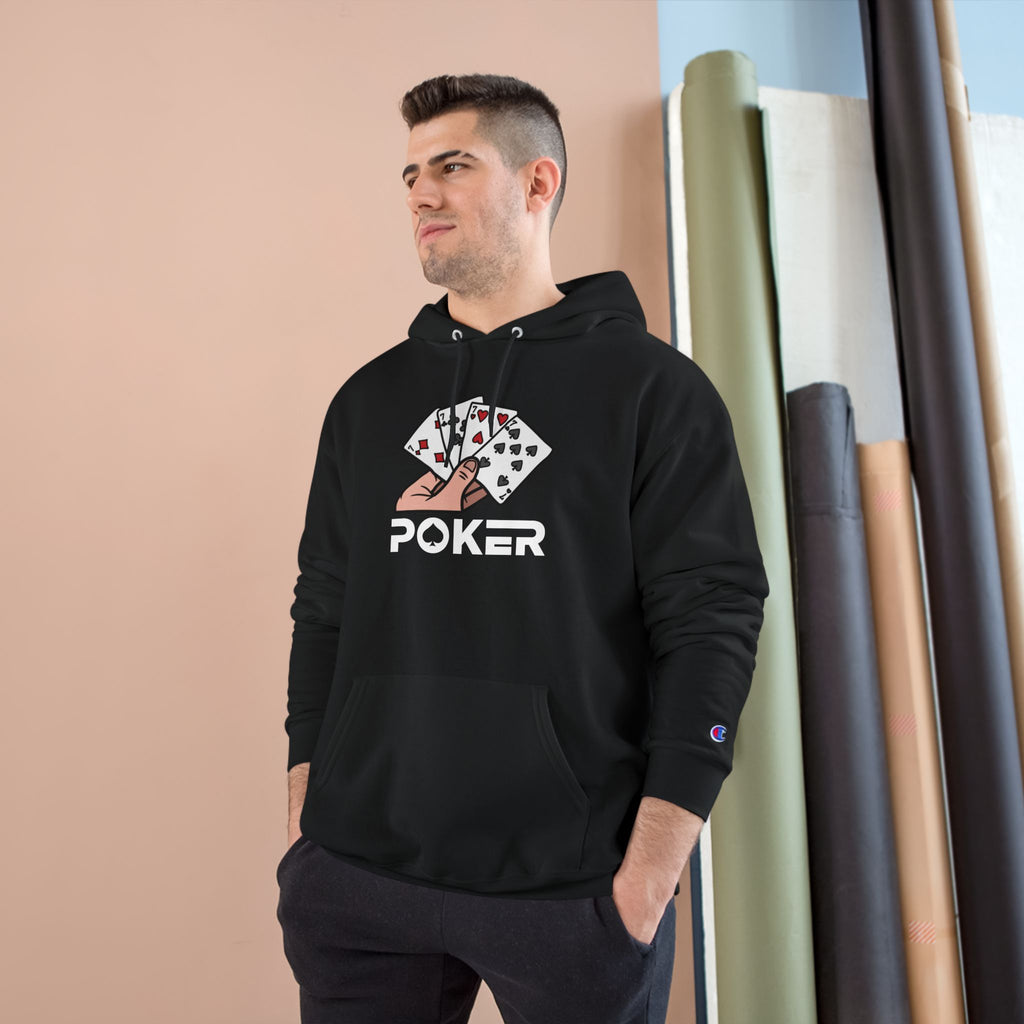 Stylish Poker Champion Hoodie, Gamer Apparel.
