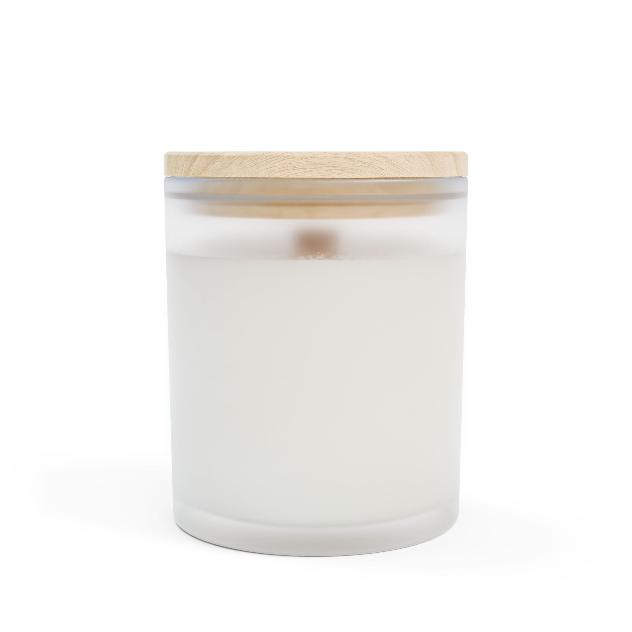 Lavender Frosted Glass Candle — Breeluxe Scented Soy Candle (11oz)