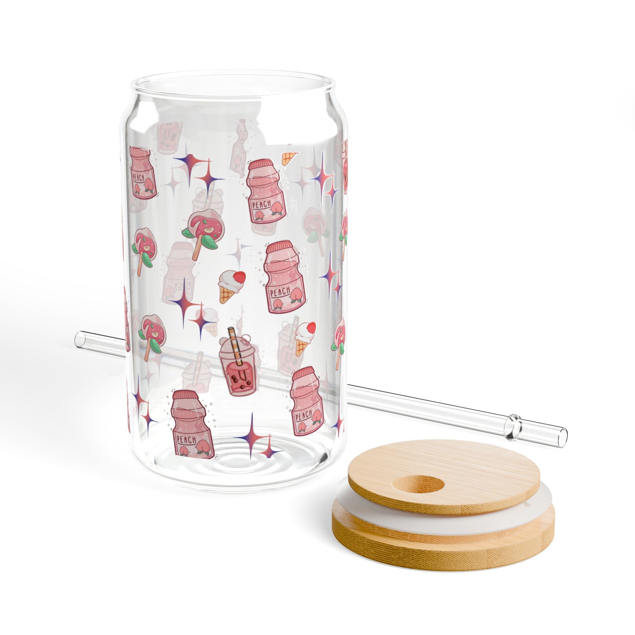 Charming Sipper Glass, 16oz - Cute Drinkware.