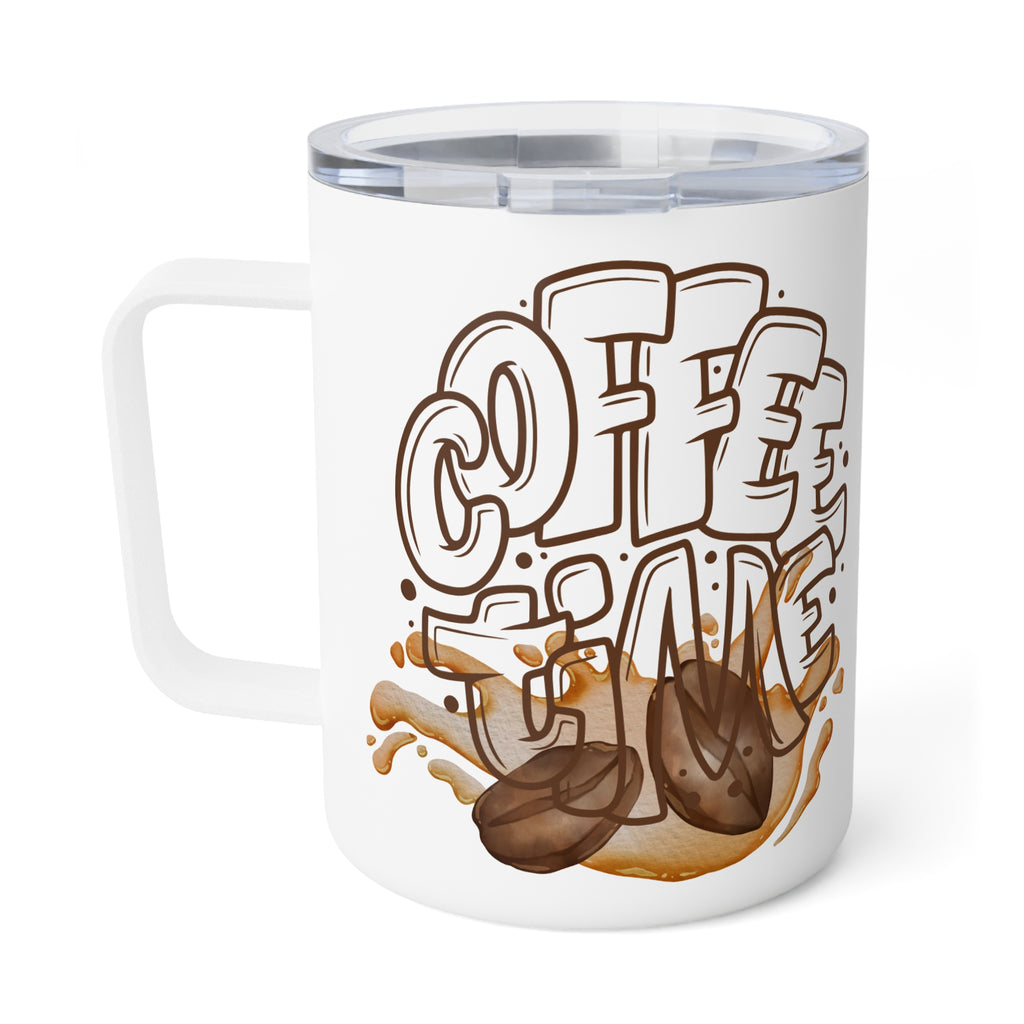 Insulated Coffee Mug, Stylish Travel Cup for Coffee Lovers.
