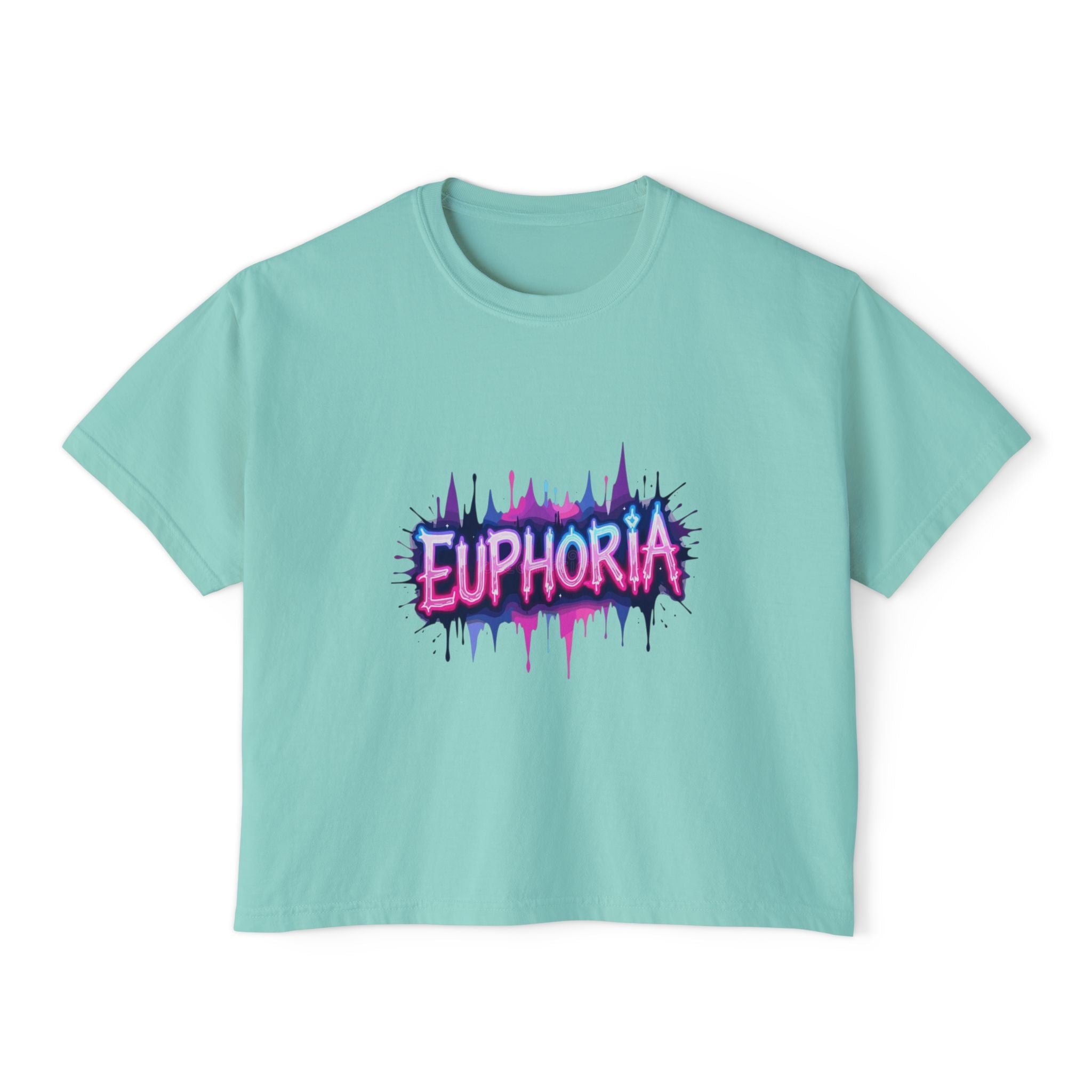 Euphoria Graphic Boxy Tee.