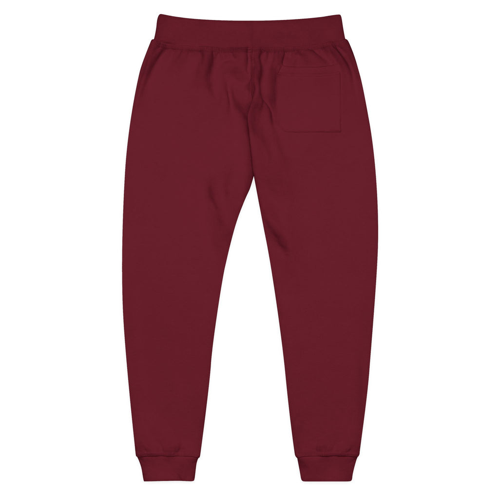Embroidered Leopard Kiss Sweatpants — Women's Cozy Fleece Joggers