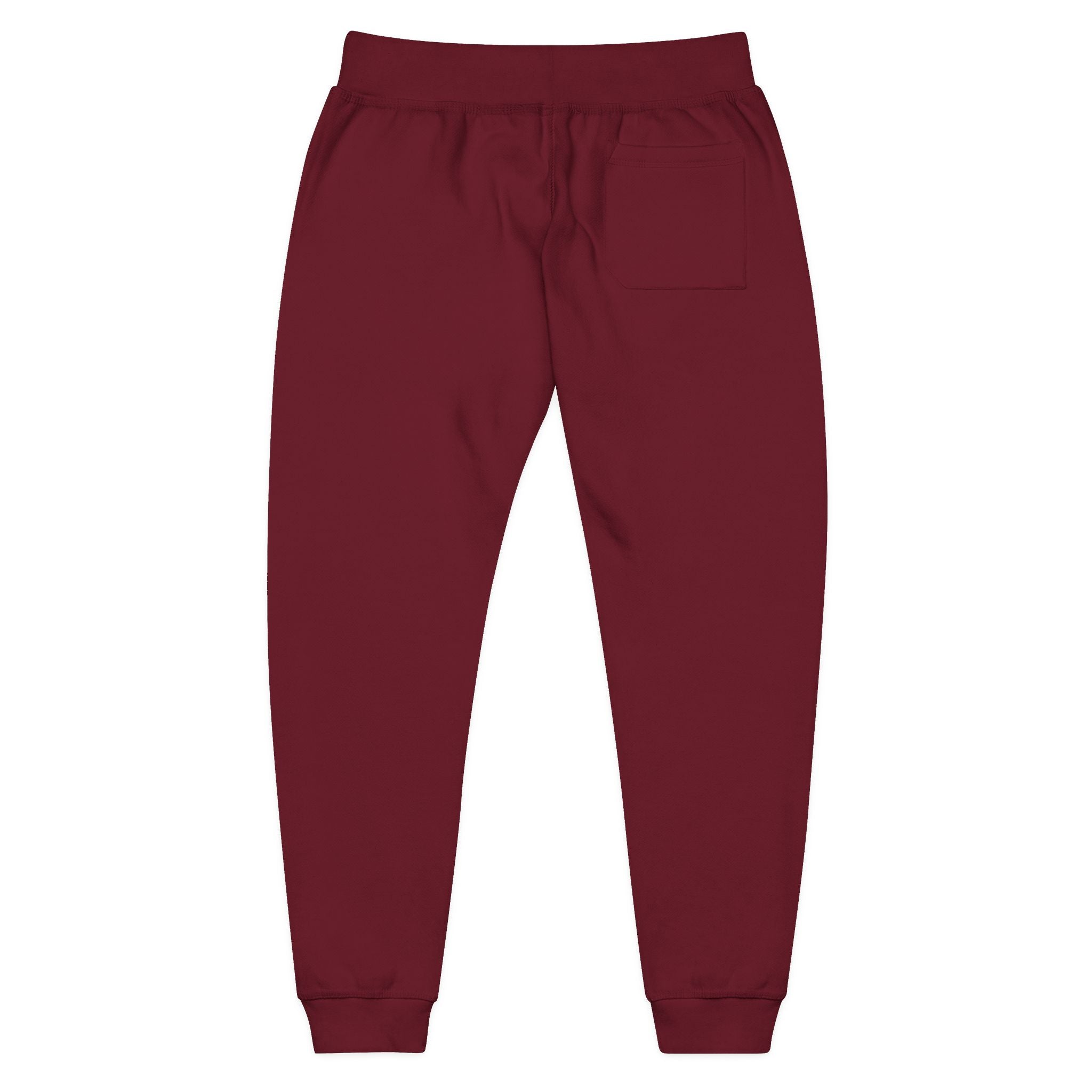 Embroidered Leopard Kiss Sweatpants — Women's Cozy Fleece Joggers