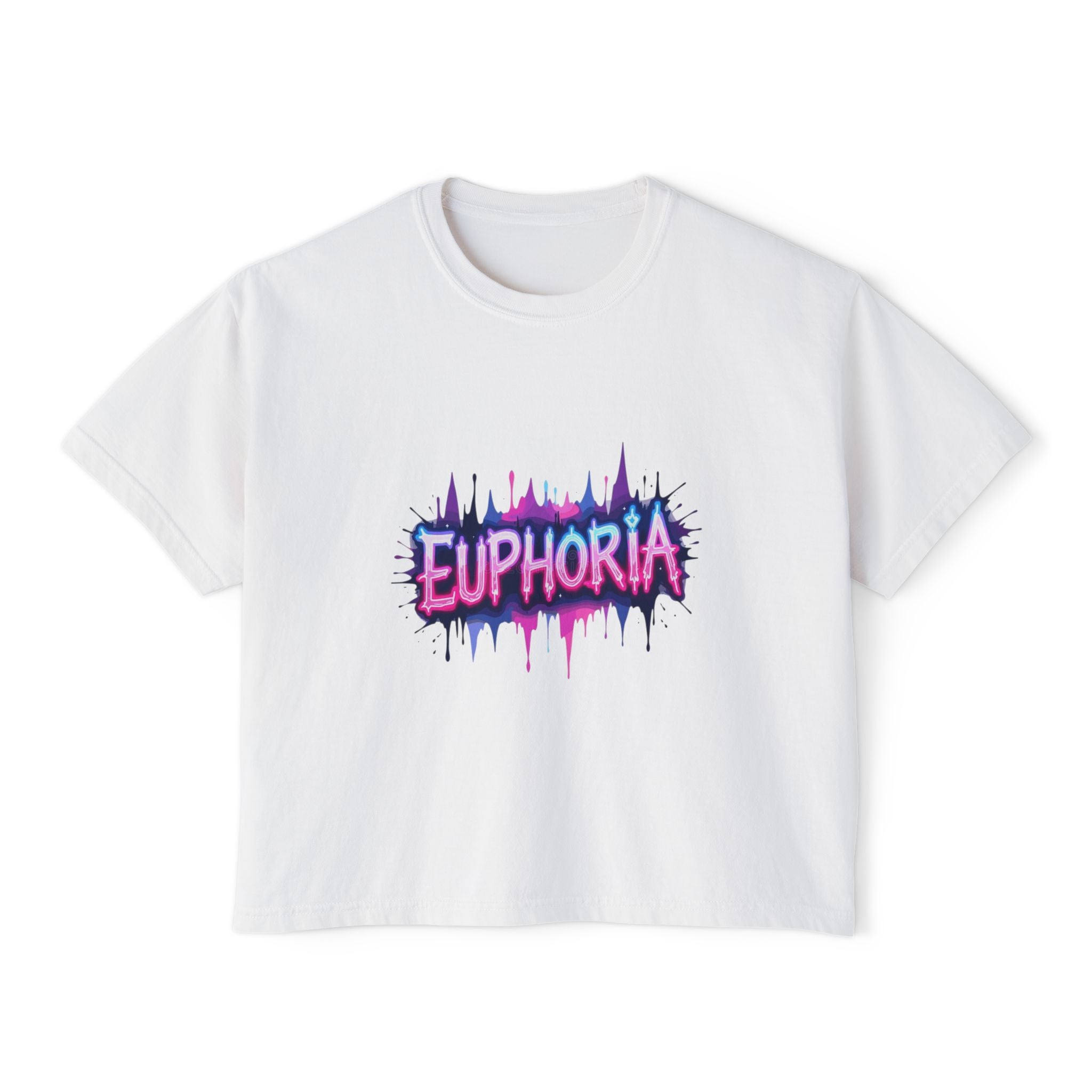 Euphoria Graphic Boxy Tee.