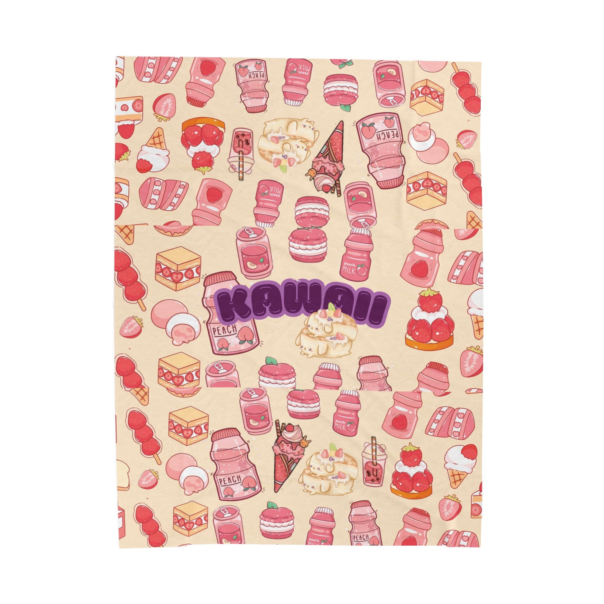 Kawaii Velveteen Plush Blanket.