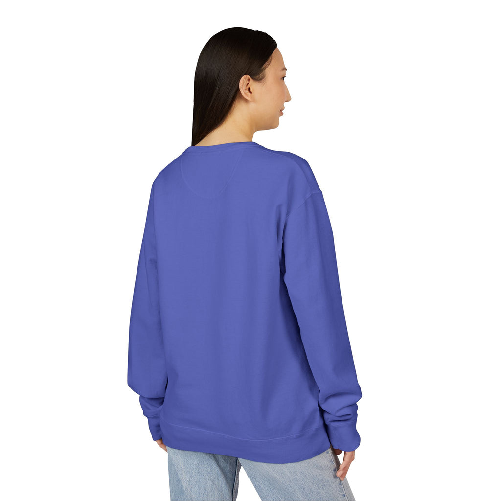 Hustle Less More Coffee Crewneck Sweatshirt — "take a sip" Graphic