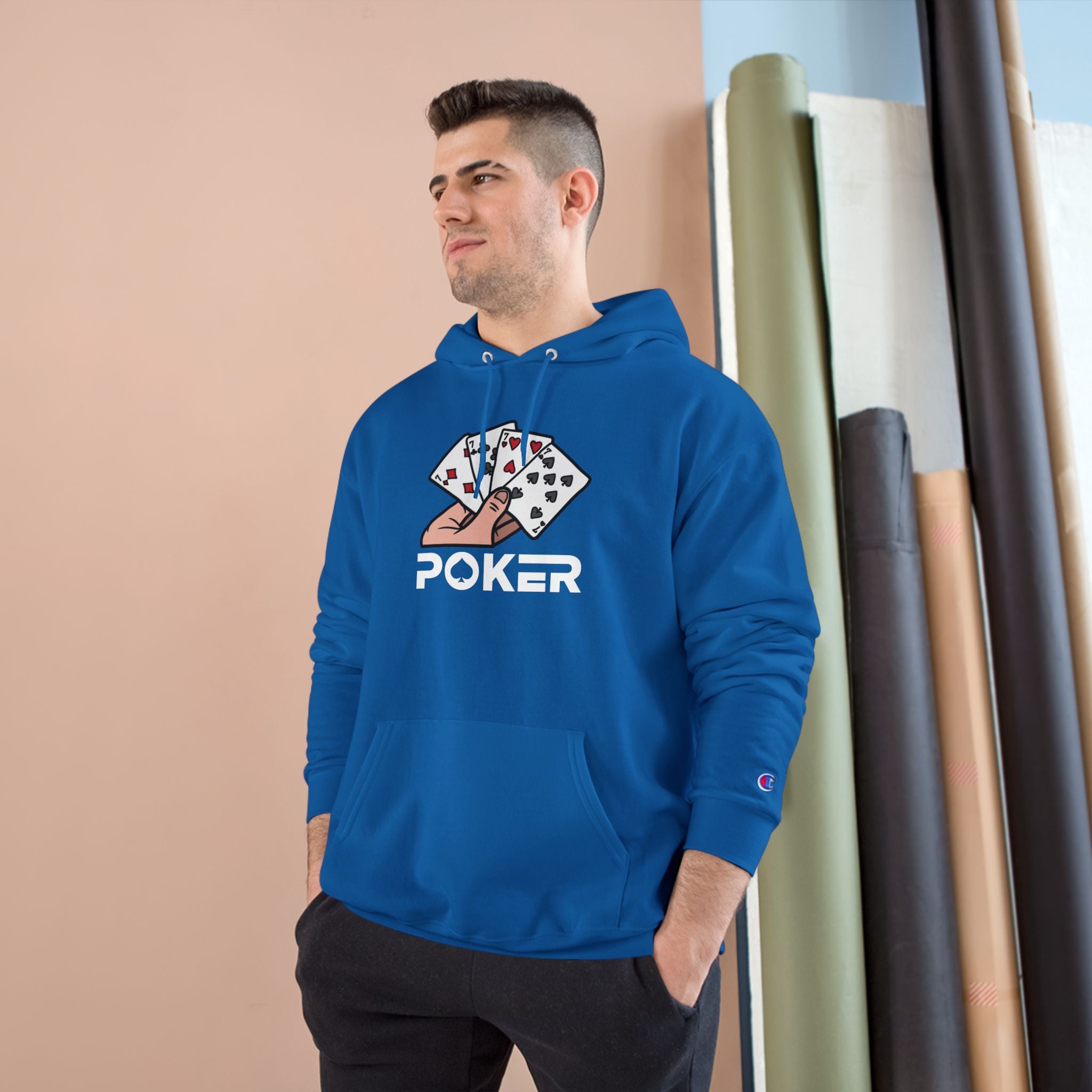 Stylish Poker Champion Hoodie, Gamer Apparel.