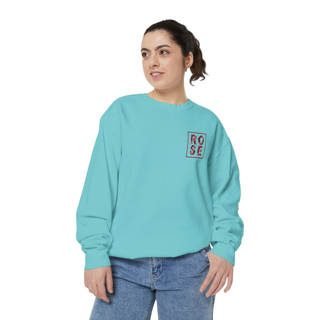 Rose Graphic Unisex Sweatshirt.