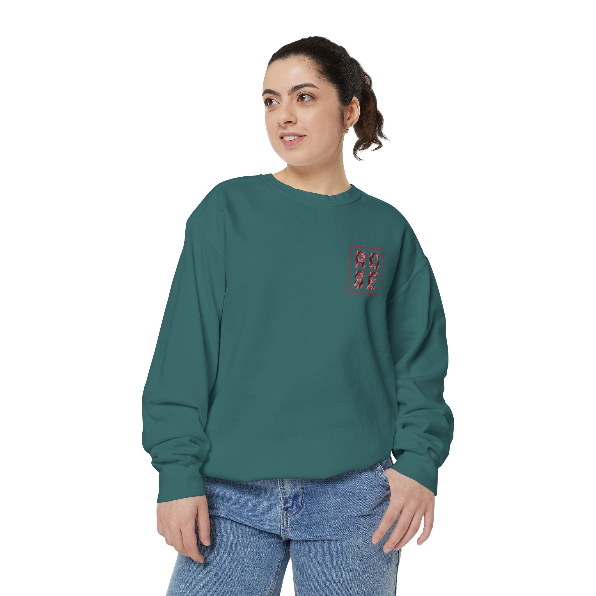 Rose Graphic Unisex Sweatshirt.