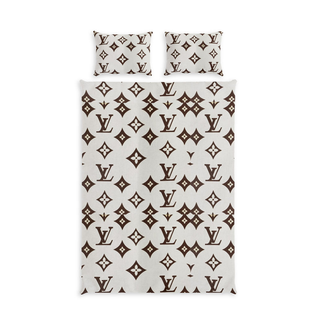Luxury Monogram Cotton Bed Set