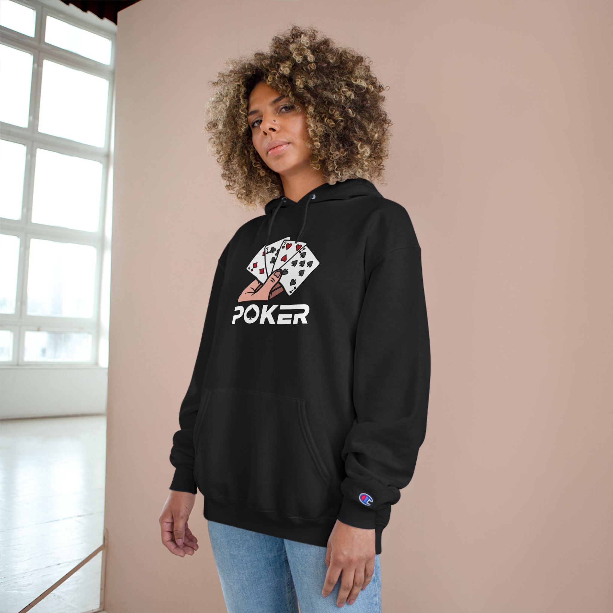 Stylish Poker Champion Hoodie, Gamer Apparel.