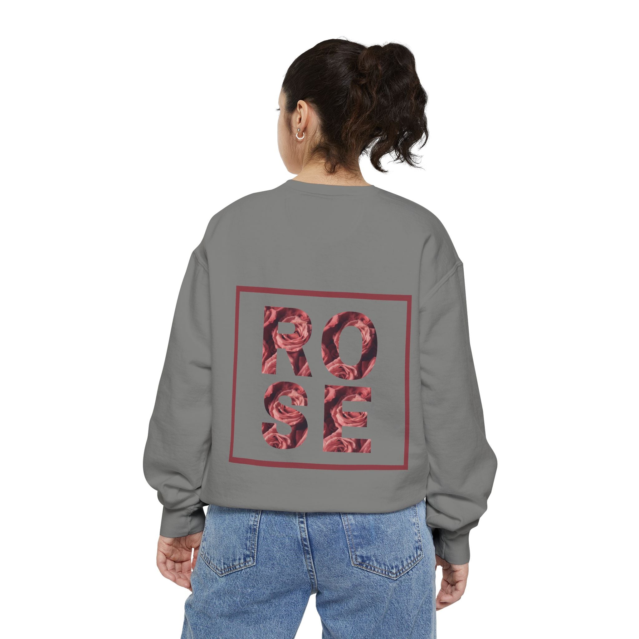 Rose Graphic Unisex Sweatshirt.