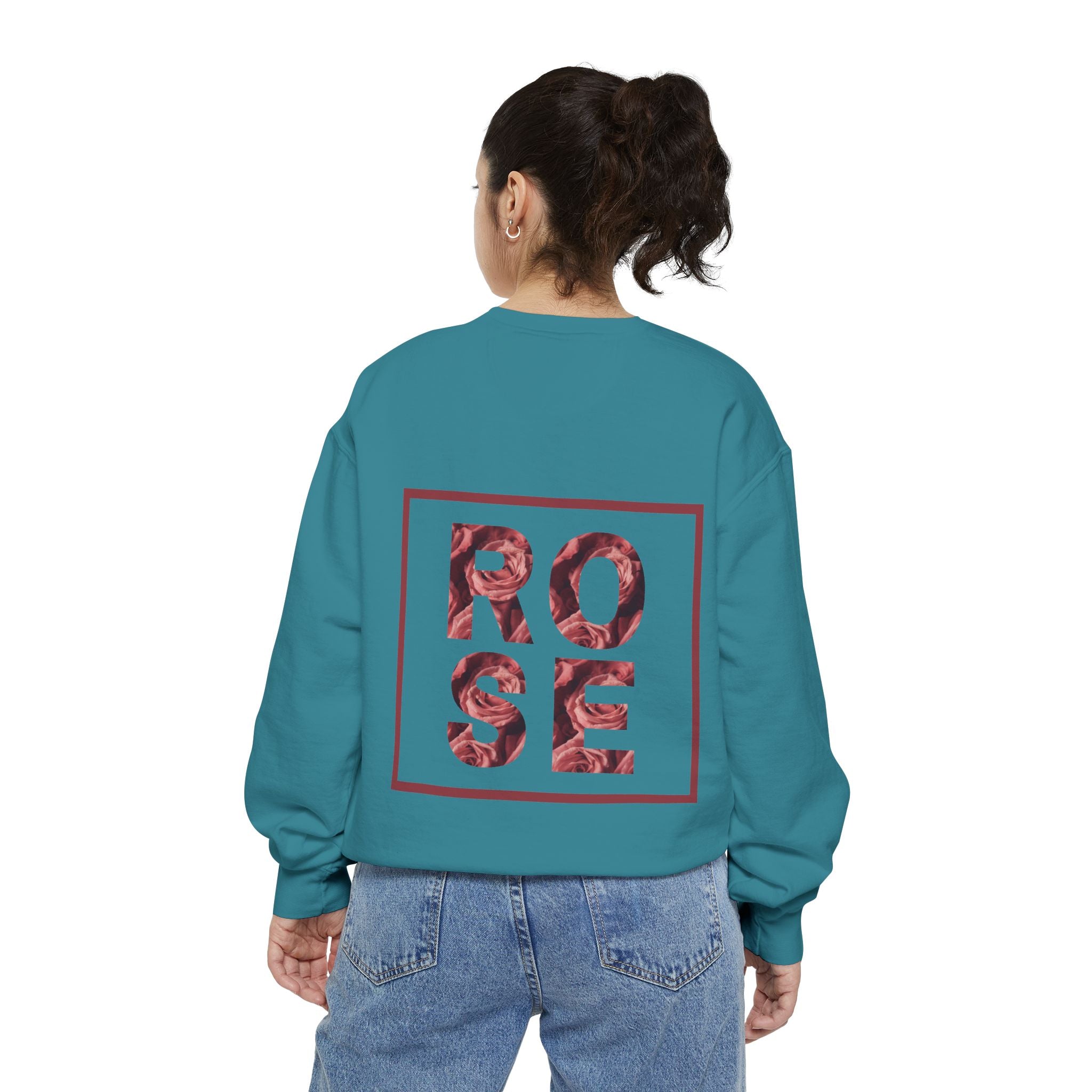 Rose Graphic Unisex Sweatshirt.